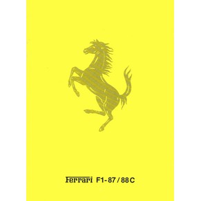 Brochure 1988 Ferrari Formula 1 F1-87/88C 511/88 (press kit)