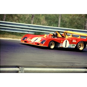 Photo 1973 Ferrari 312 PB n°1 Jacky Ickx + Brian Redman / Scuderia Ferrari / Nurburgring 1000 km (Germany)